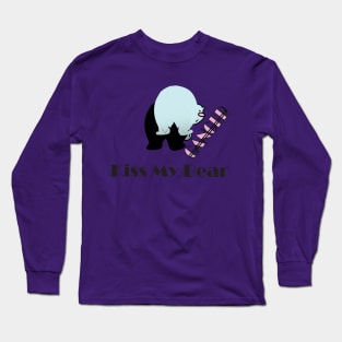 Kiss my Bear Cancer Long Sleeve T-Shirt